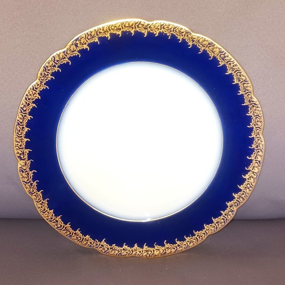 Vintage Royal Gallery Gold Buffet Limoges 8 3/4" Plate - Picture 1 of 7